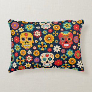 Coussins Décoratifs Dia de los Muertos Vintage