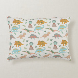 Coussins Décoratifs Dinosaures Enfants Dessinés à la Main Boho Chambre