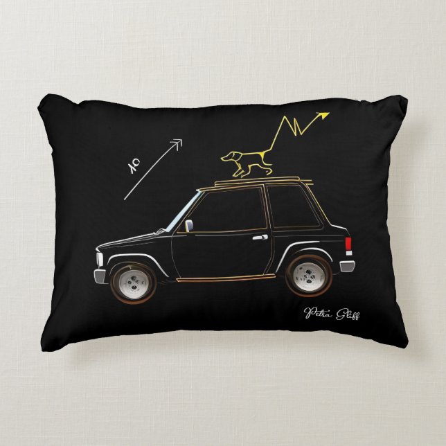 Coussins Décoratifs Dog on Wall Street  (Devant)