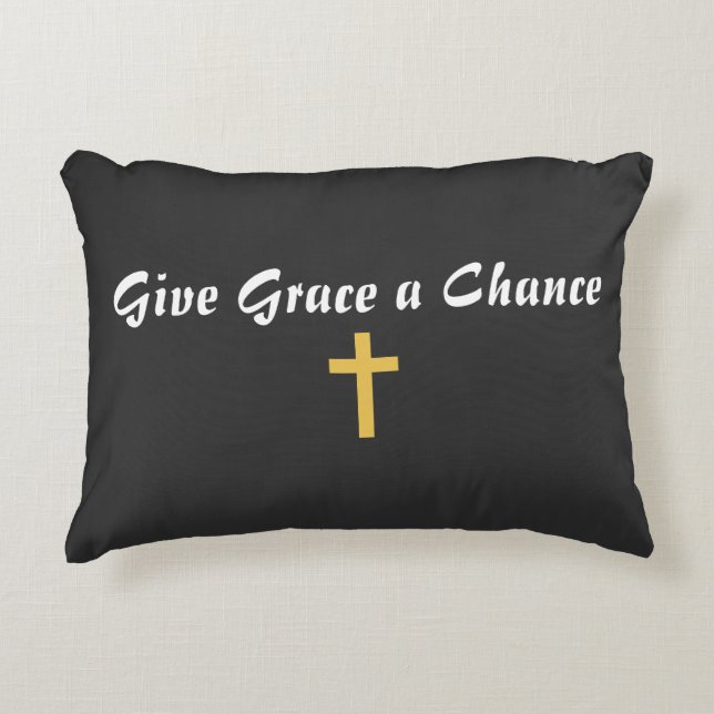 Coussins Décoratifs Donnez une chance à Grace (Devant)