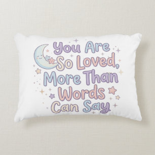 Coussins Décoratifs Doux Rappel d'Amour pour les Petits Trésors