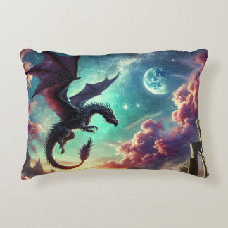 Coussins Décoratifs Dragon noir