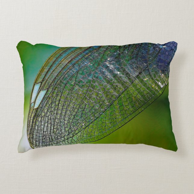 Coussins Décoratifs Dragonfly wings nature close insect (Devant)