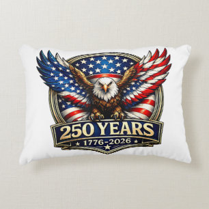 Coussins Décoratifs Drapeau américain du 4 juillet Aigle Vintage 250 a