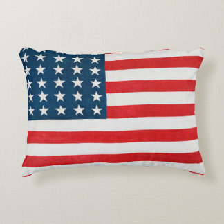 Coussins Décoratifs Drapeau américain patriotique vintage, Quatre juil