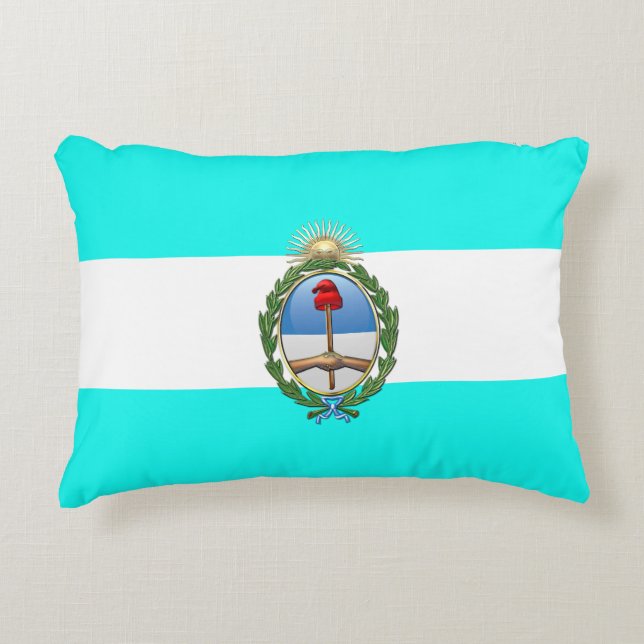 Coussins Décoratifs Drapeau argentin (Devant)