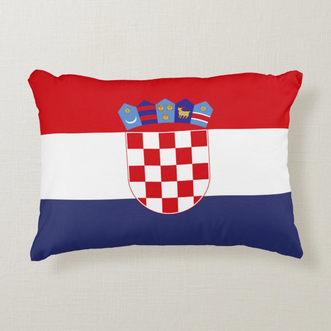 Coussins Décoratifs Drapeau de Croatie (Devant)