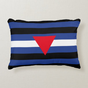 Coussins Décoratifs Drapeau de fierté cuir queer