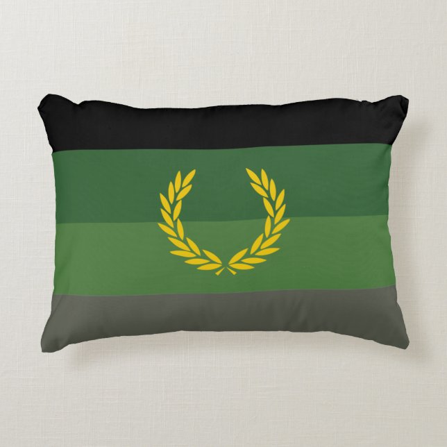 Coussins Décoratifs Drapeau de fierté de l'uniforme militaire (Devant)