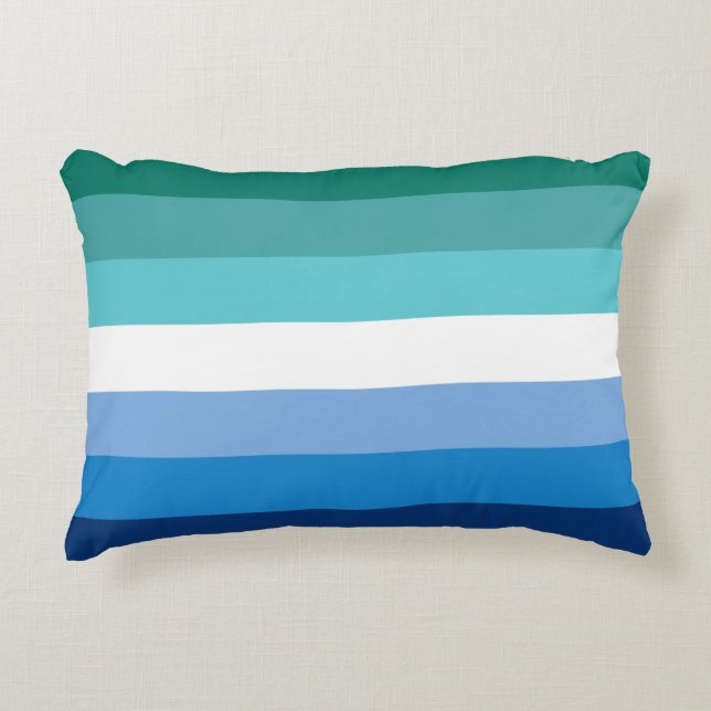 Coussins Décoratifs Drapeau de fierté gay masculin (Devant)