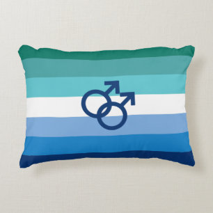 Coussins Décoratifs Drapeau de fierté gay MLM