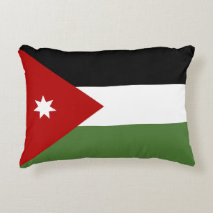 Coussins Décoratifs Drapeau de Jordanie