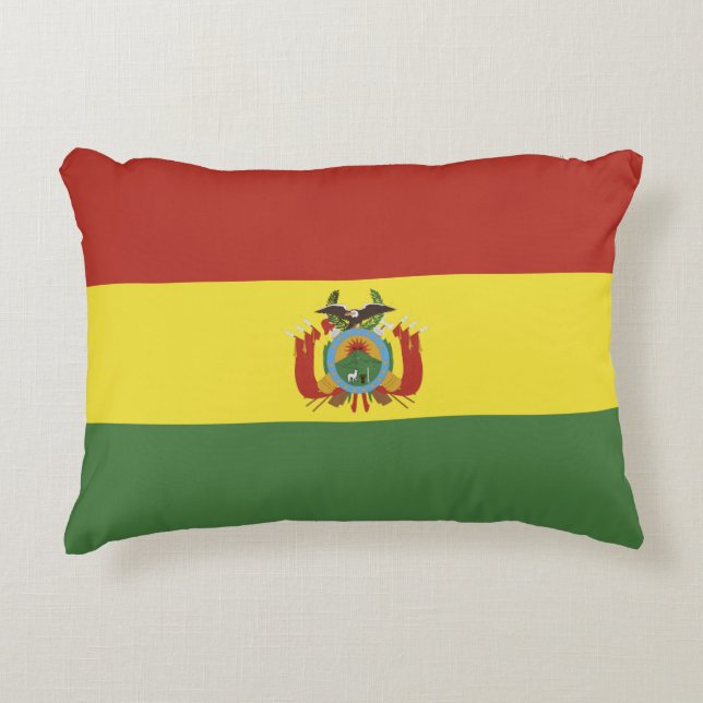 Coussins Décoratifs Drapeau de la Bolivie (Devant)