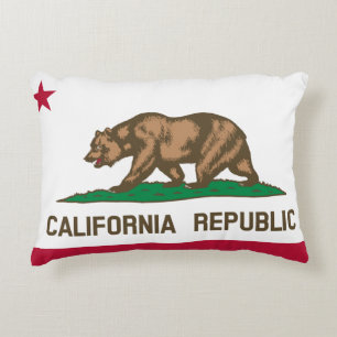 COUSSINS DÉCORATIFS DRAPEAU DE LA CALIFORNIE