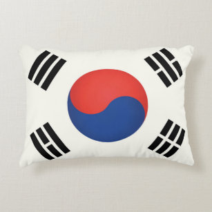 Coussins Décoratifs Drapeau de la Corée du Sud