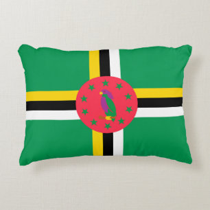 Coussins Décoratifs Drapeau de la Dominique