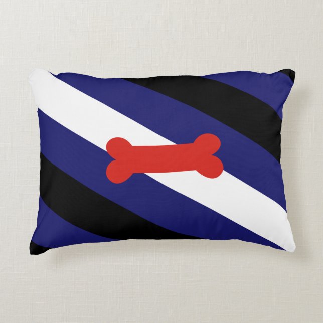 Coussins Décoratifs Drapeau de la fierté de jeu de chiot (Devant)