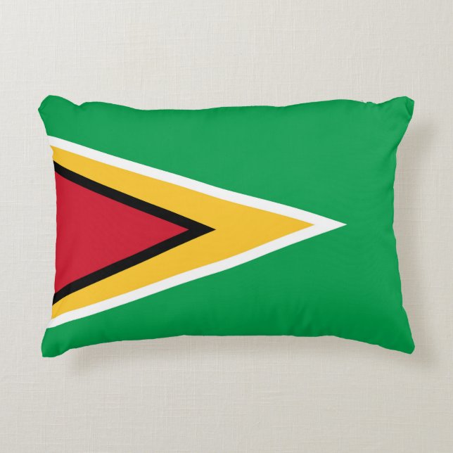 Coussins Décoratifs Drapeau de la Guyane (Devant)