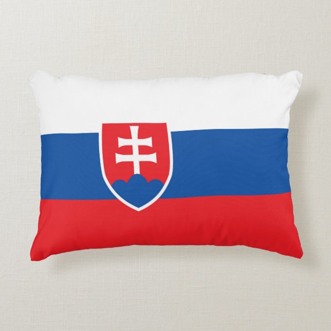 Coussins Décoratifs Drapeau de la Slovaquie (Devant)