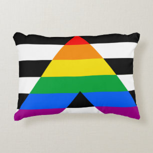 Coussins Décoratifs Drapeau de l'allié LGBTQ+