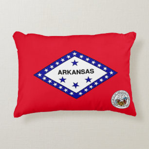 Coussins Décoratifs Drapeau de l'Arkansas