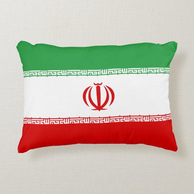 Coussins Décoratifs Drapeau de l'Iran (Devant)