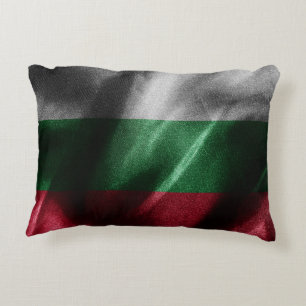 Coussins Décoratifs Drapeau de soie de Bulgarie