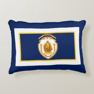 Coussins Décoratifs Drapeau de Springfield, Massachusetts