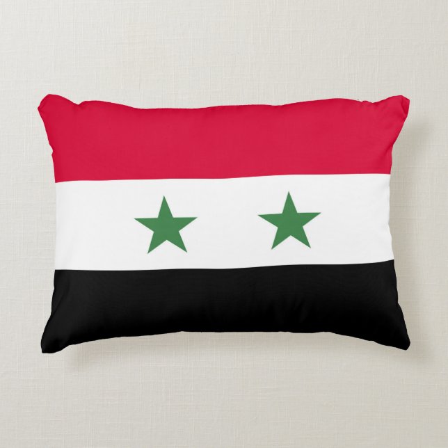 Coussins Décoratifs Drapeau de Syrie (Devant)