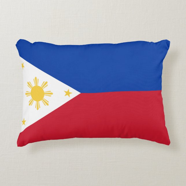 Coussins Décoratifs drapeau des Philippines (Devant)