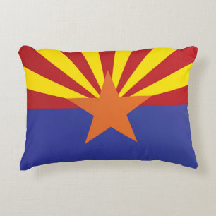 Coussins Décoratifs Drapeau d'État de l'Arizona, États-Unis