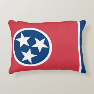 Coussins Décoratifs Drapeau d'État du Tennessee, États-Unis