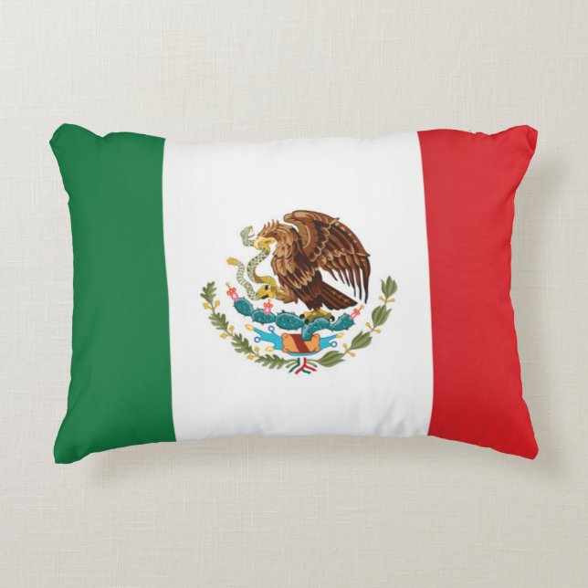 Coussins Décoratifs Drapeau du Mexique (Devant)