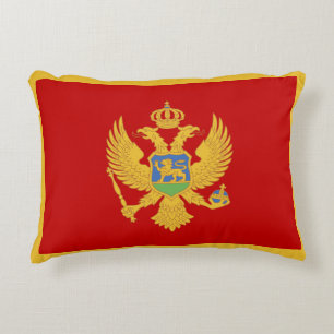 Coussins Décoratifs Drapeau du Monténégro
