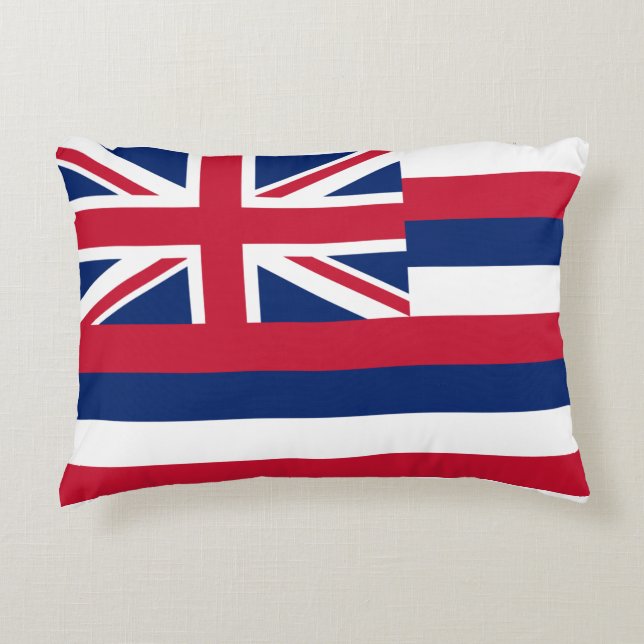 Coussins Décoratifs Drapeau Hawaï (Devant)