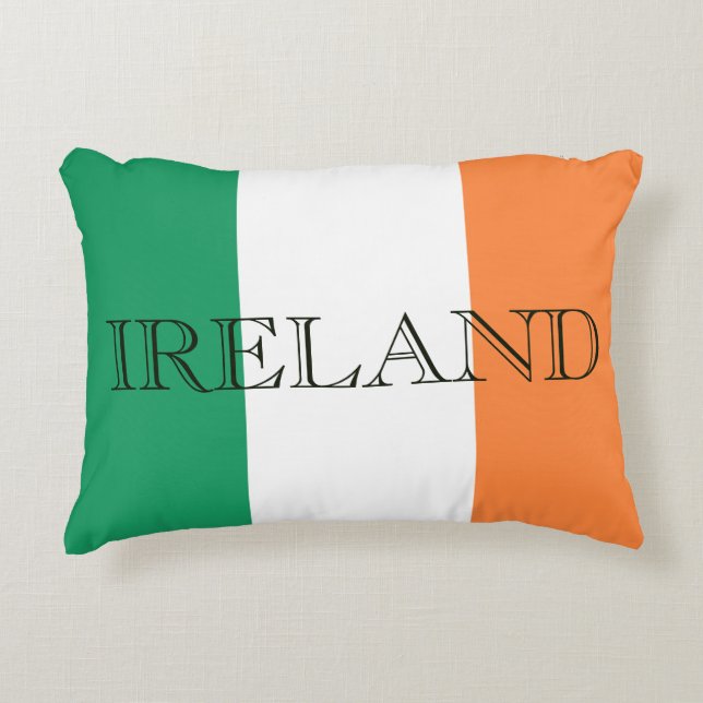 Coussins Décoratifs Drapeau irlandais tpcnt Irlande (Devant)