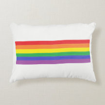 Drapeau peint d'arc-en-ciel