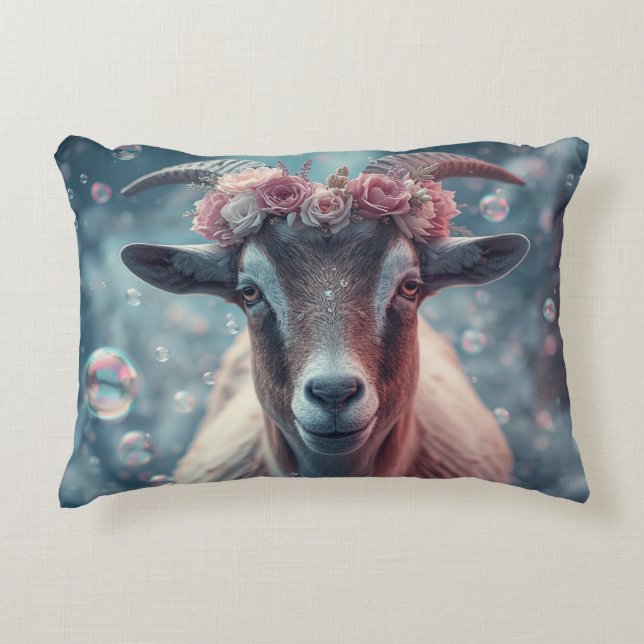 Coussins Décoratifs Dreamy Goat Art (Devant)