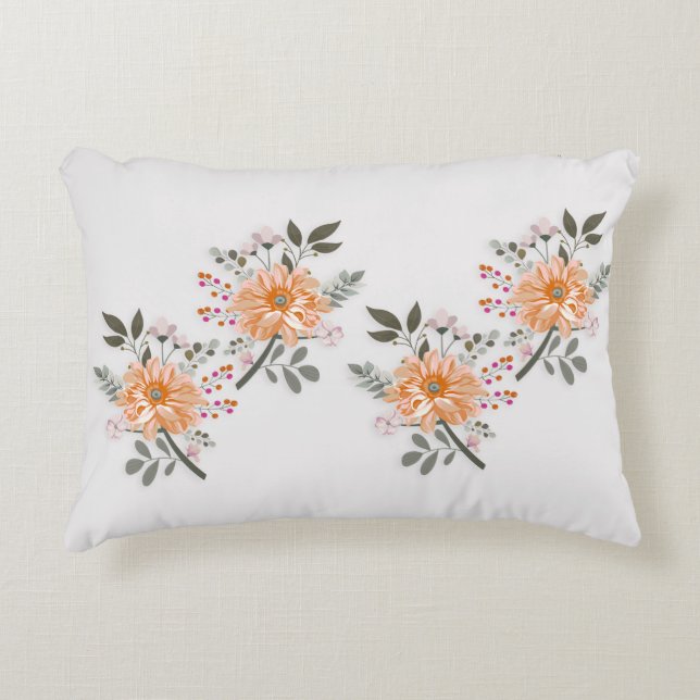 Coussins Décoratifs Duo fleuri (Devant)