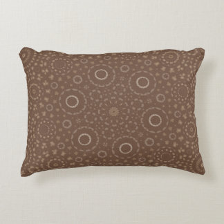 Coussins Décoratifs Earthy Boho Mandala Motif géométrique | Rouille Br