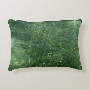 Coussins Décoratifs Eau au-dessus de l'herbe marine II (bleu et vert)