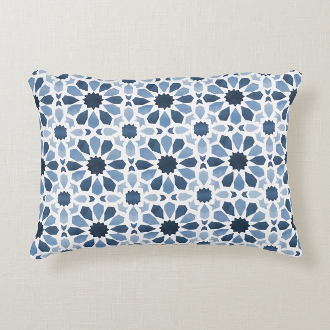 Coussins Décoratifs Echos andalous : Geometry marocaine Boho (Devant)