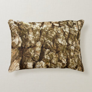 Coussins Décoratifs Écorce d'arbre II motif texturé naturel
