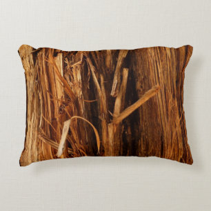 Coussins Décoratifs Écorce de bois texturée de cèdre