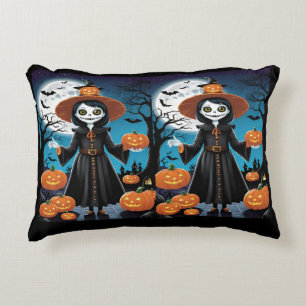 Coussins Décoratifs Écran de peur d'Halloween