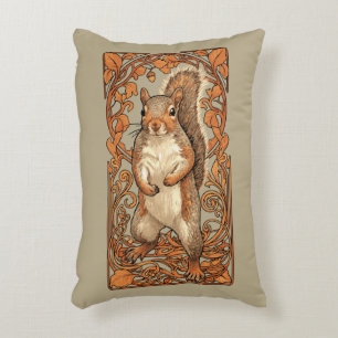Coussins Décoratifs Écureuil Art Nouveau - amateur d'écureuil drôle