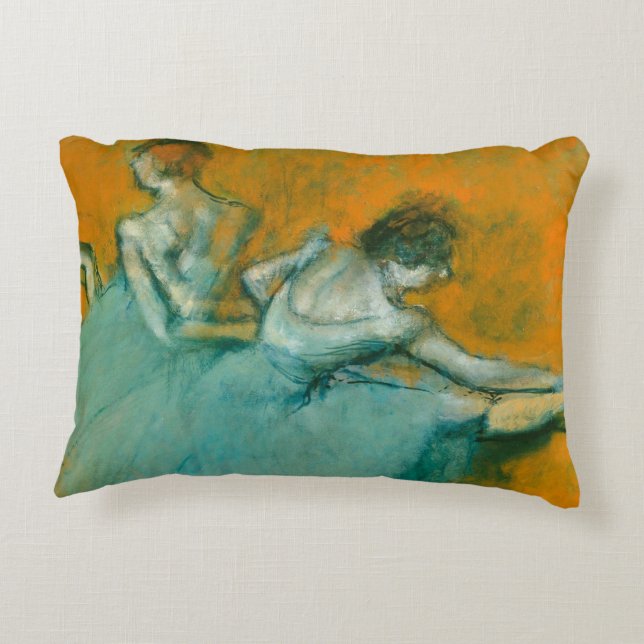 Coussins Décoratifs Edgar Degas Danseuses à la barre Impression : Art  (Dos)
