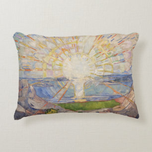 Coussins Décoratifs Edvard Munch Peinture murale Le Soleil (Solen) (19
