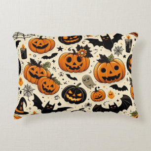 Coussins Décoratifs Éffrayant Cute Halloween Motif sans couture