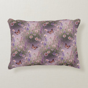 Coussins Décoratifs 💜 Élégance Florale Aquarelle Violette Onirique 💜